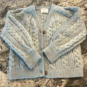 Light blue cardigan